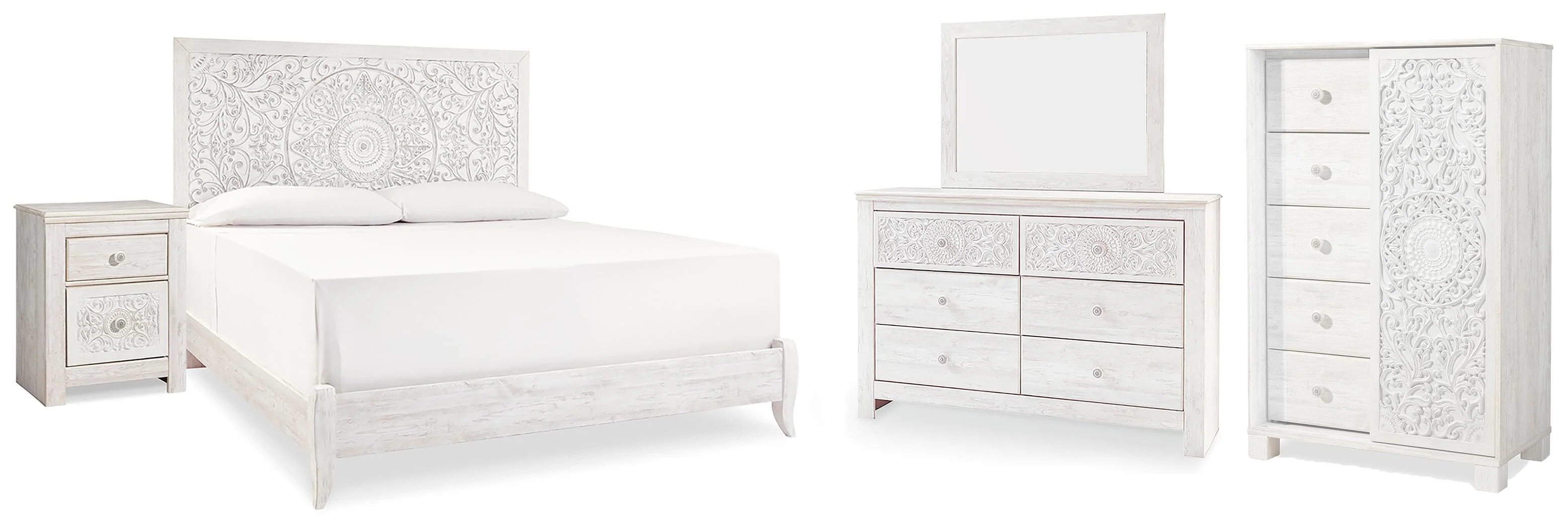 Paxberry Panel Bed Bedroom Set - Image 3