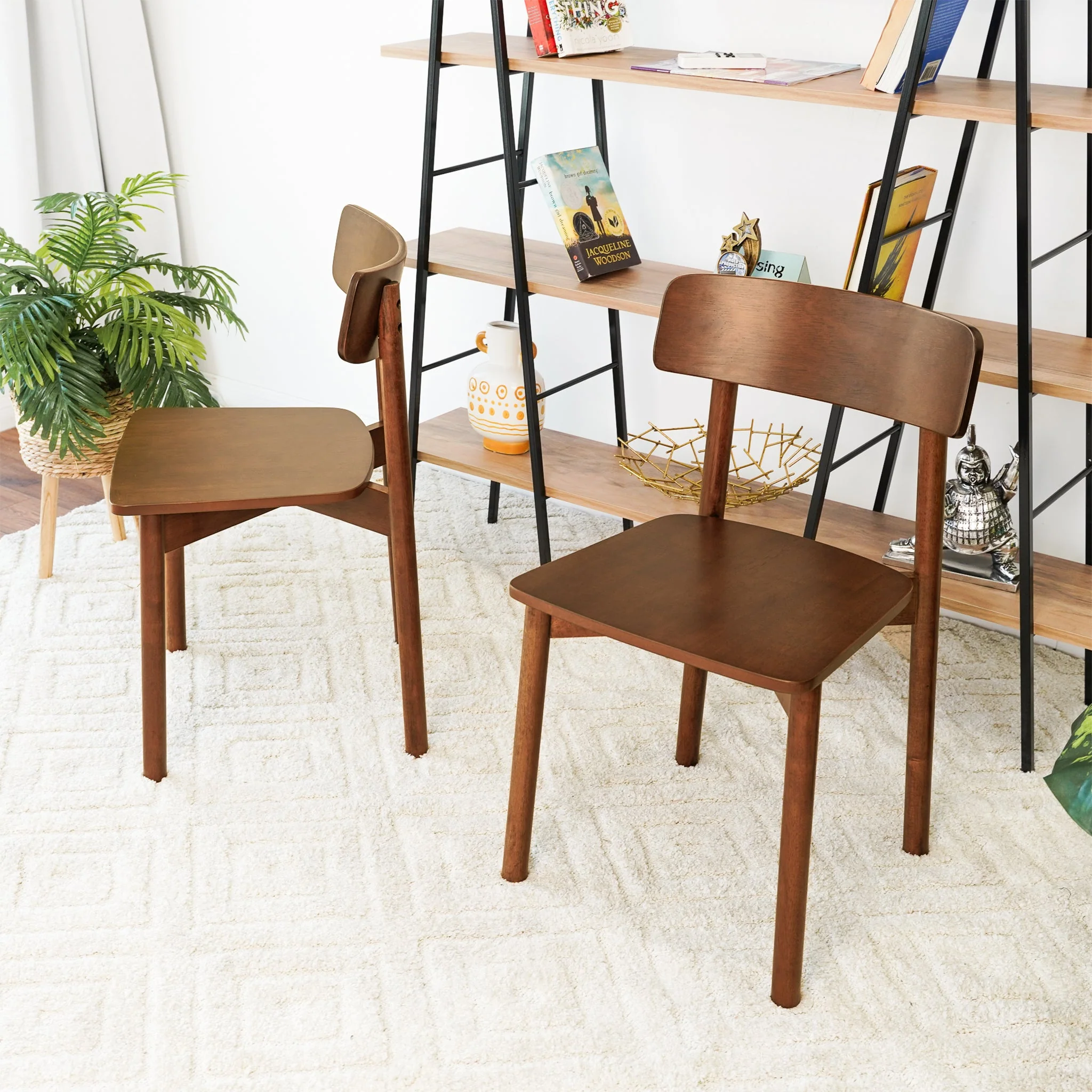 Pierre Walnut Dining Chair (Set Of 2) - Image 2