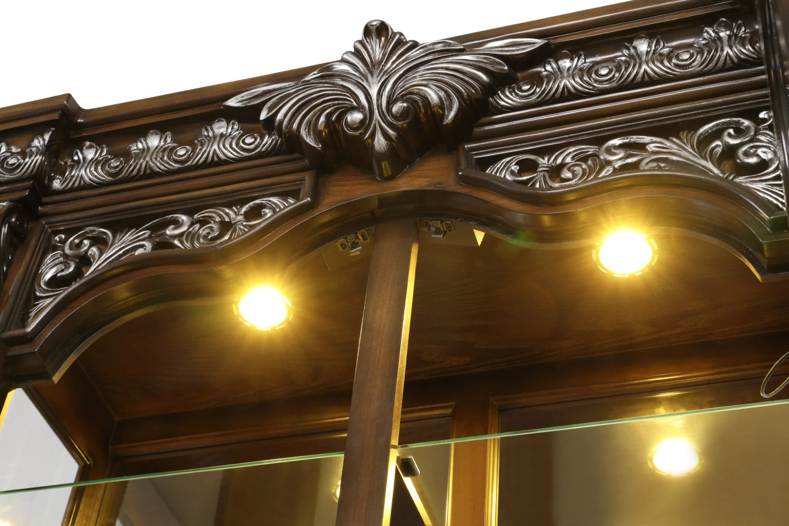 Promenade Dark Brown Curio - Image 3