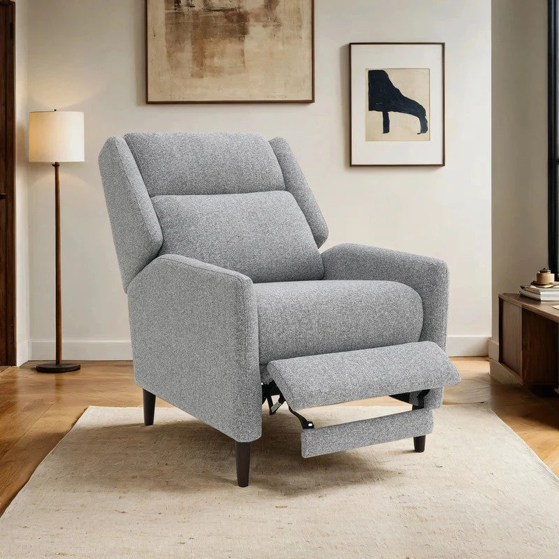 Psyche Gray Pushback Recliner - Image 2