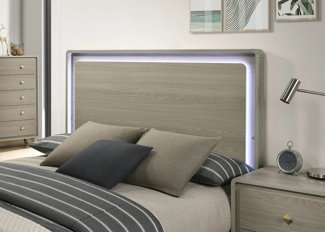 Rainier Gray Queen Bed - Image 3