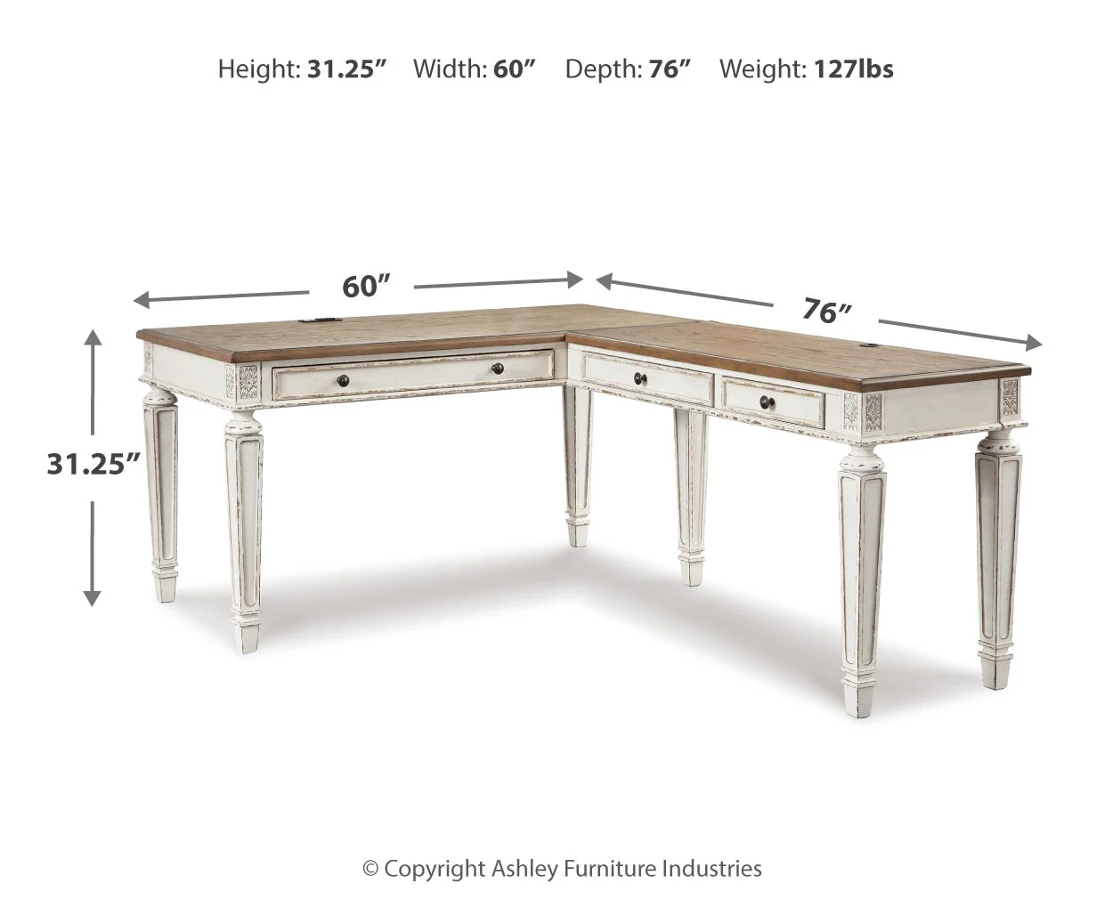 Realyn Home Office Desk - Image 13
