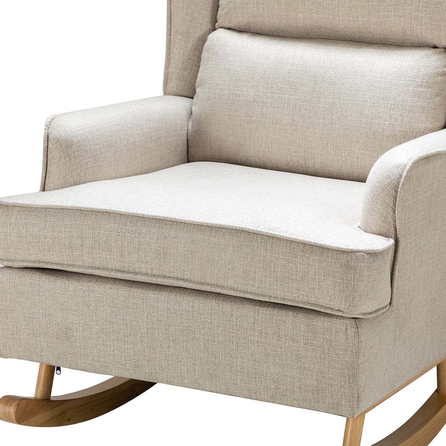 Adrian Rocking Chair in Linen - Image 5