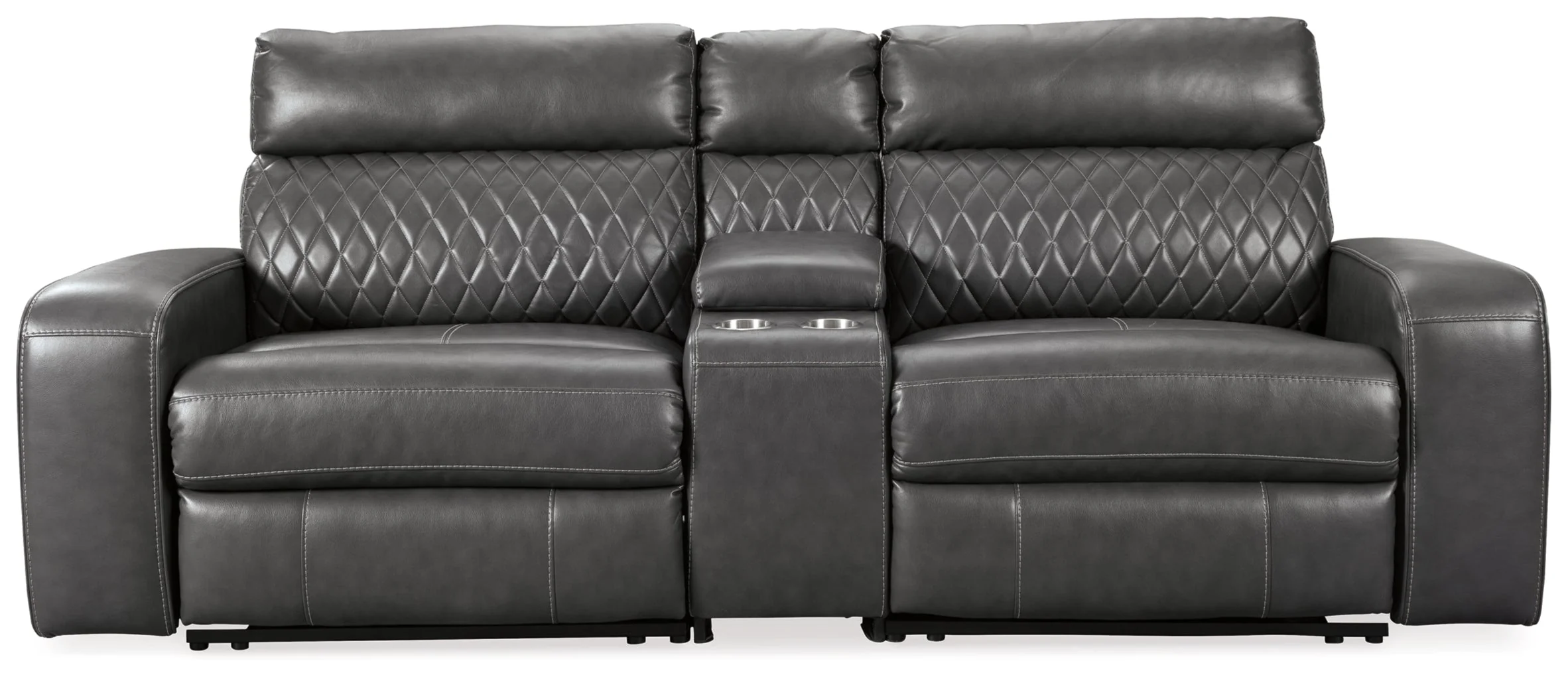 Samperstone 3-Piece Power Reclining Sectional Loveseat - Image 3