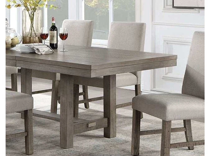San Antonio Grey Dining Table w/ 1 X 18" Leaf