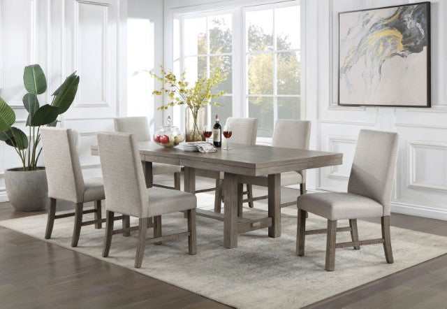 San Antonio Grey Dining Table w/ 1 X 18" Leaf - Image 2