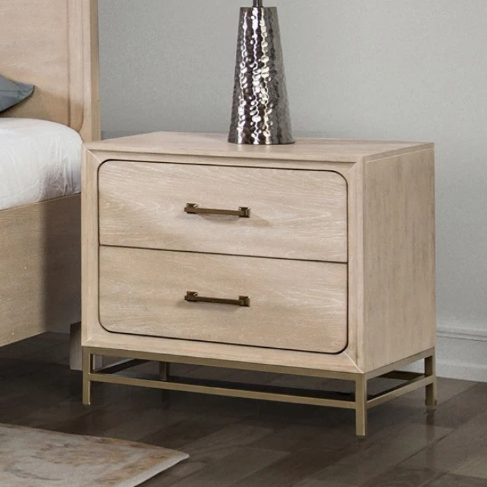 Sandnes Light Oak Queen 5 Piece Bedroom Set w/Chest - Image 4