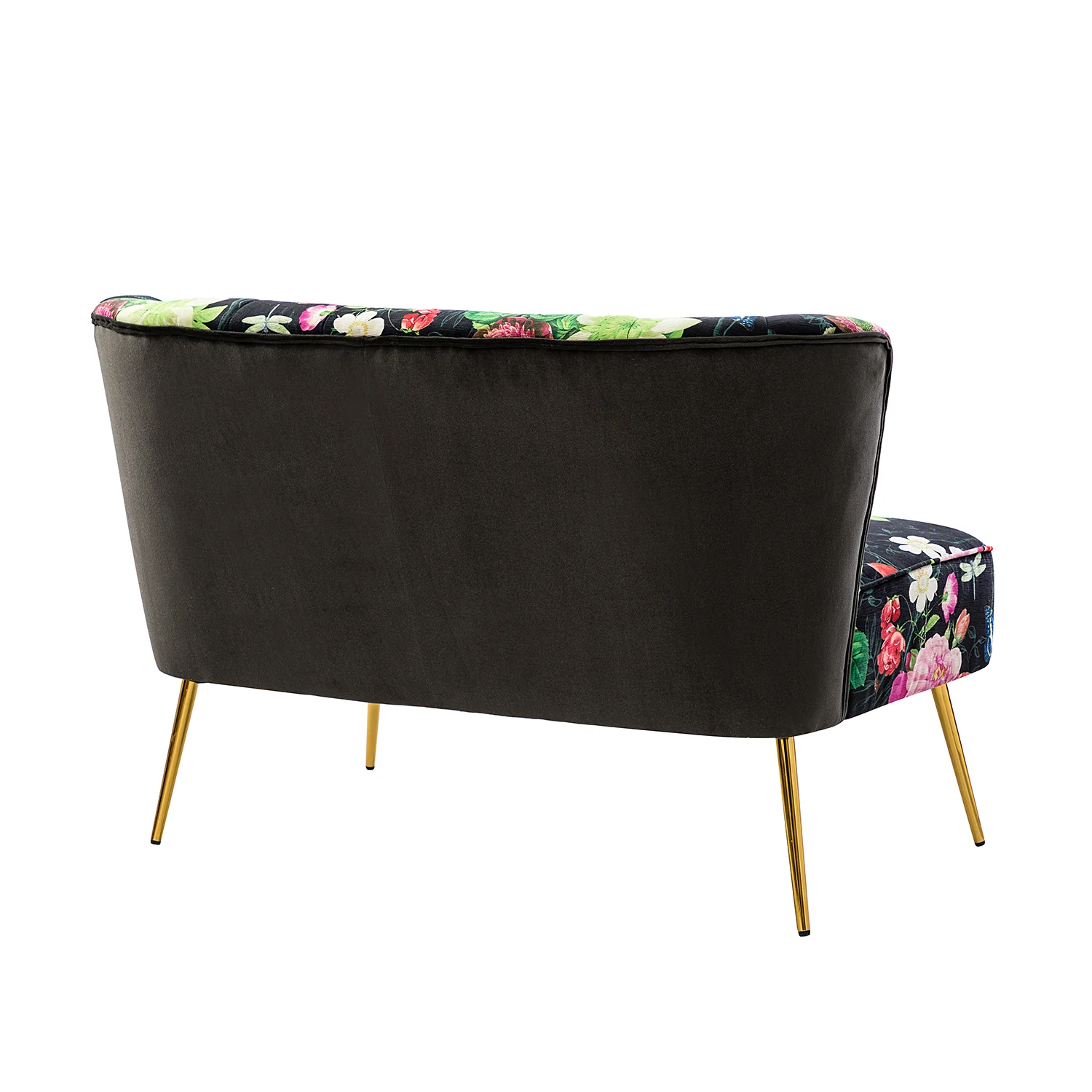 Cuneo Loveseat in Black - Image 4