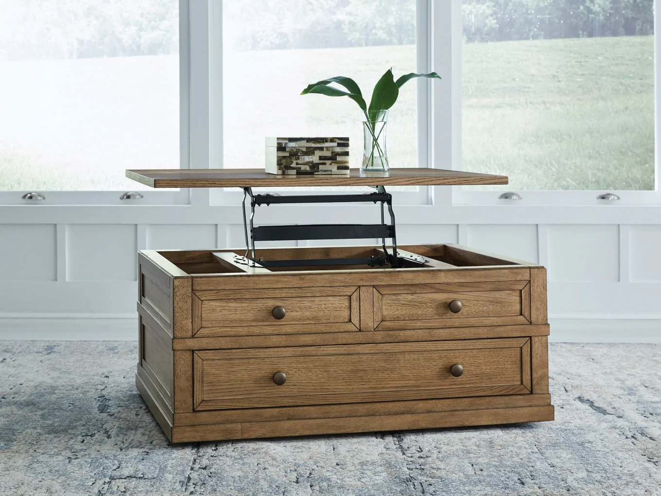 Sharlance Lift Top Cocktail Table - Image 8
