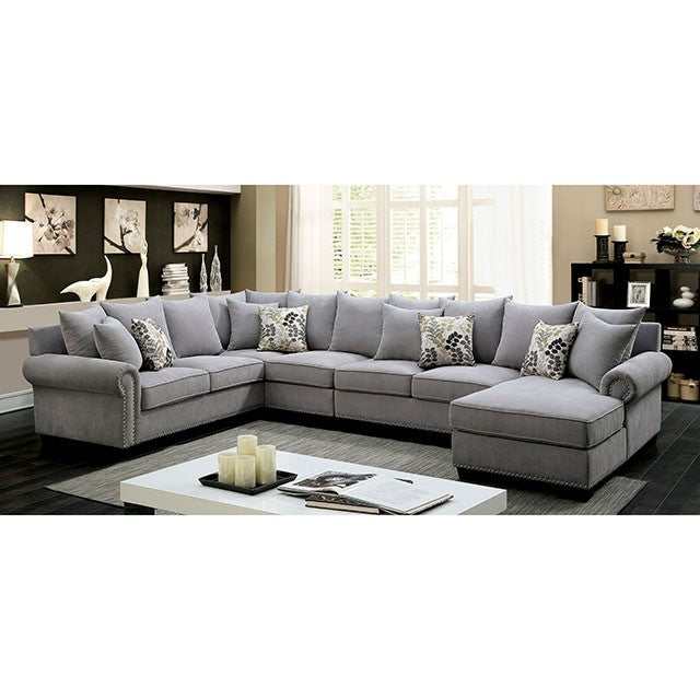 Skyler Gray Armless Chair - Image 2