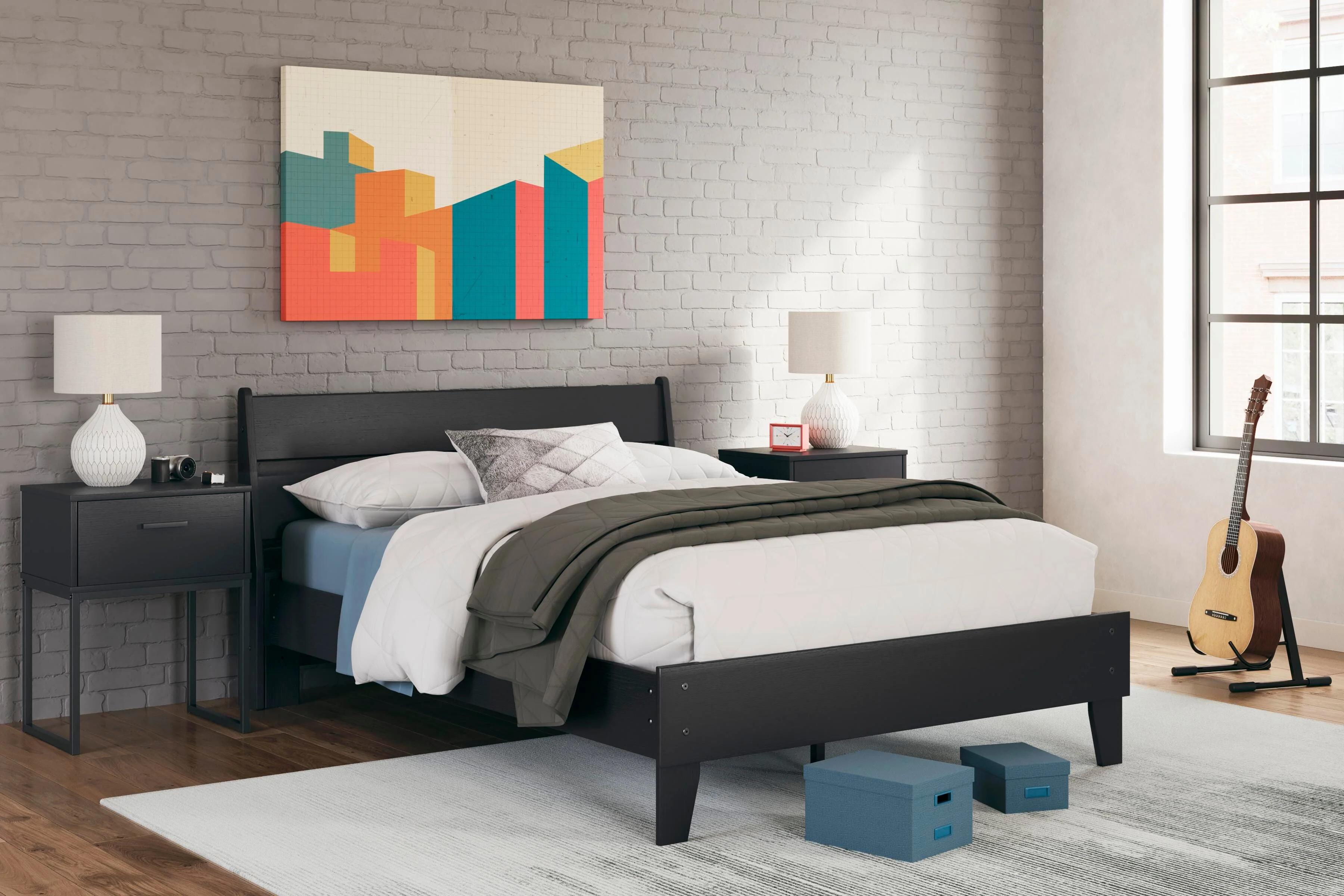 Socalle Panel Platform Bed - Image 9