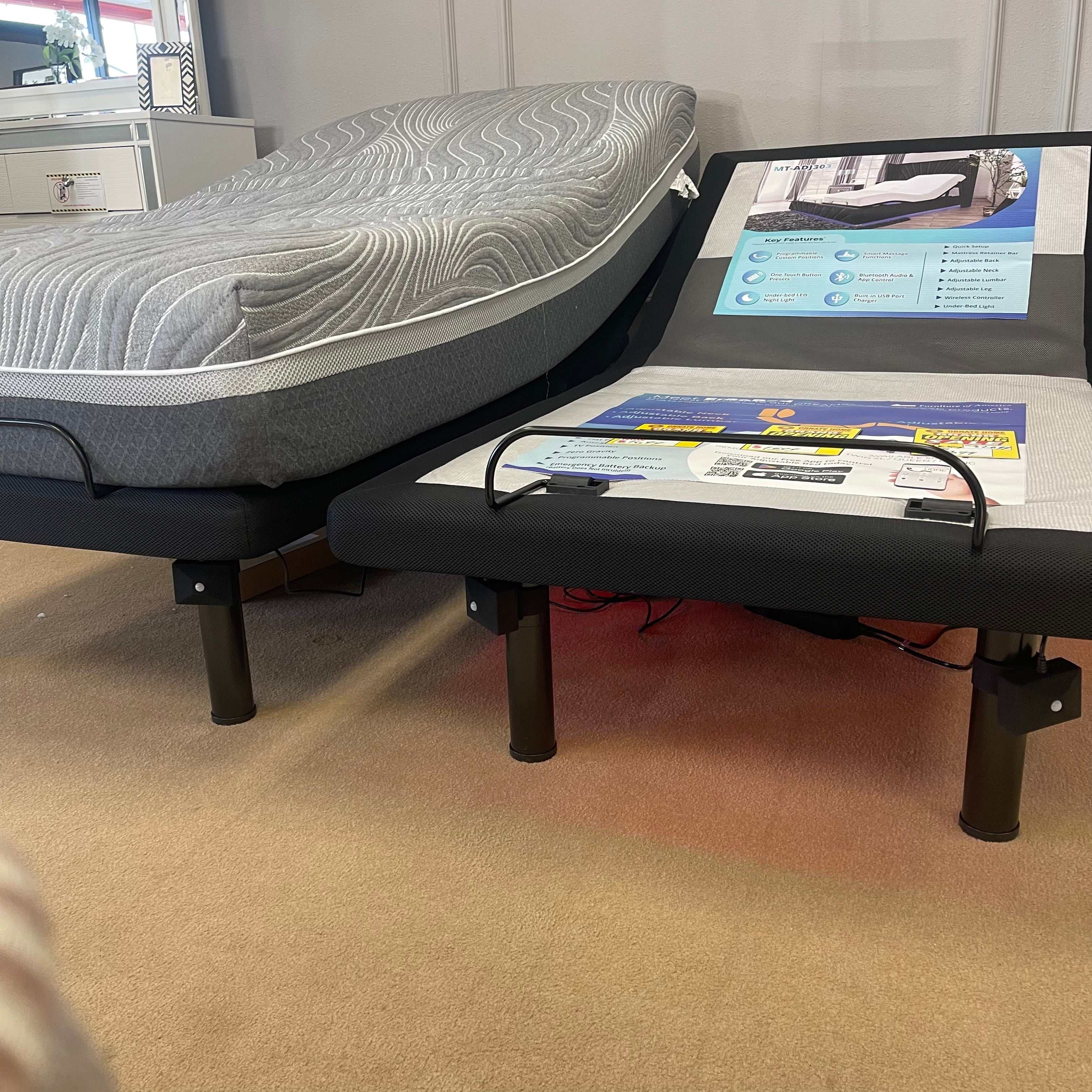 Somnerside MT-ADJ303 Adjustable Bed Base 300 Series / Split E. King - Image 8