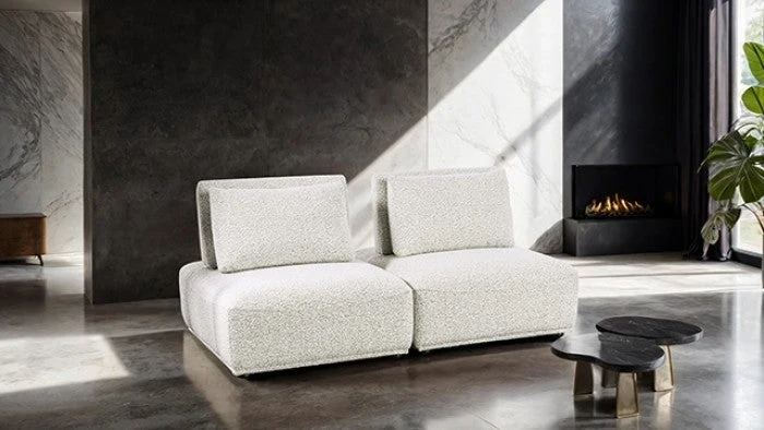 Stavanger Light Gray 2-Seater - Image 2