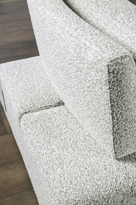 Stavanger Light Gray Curved 3-Seater - Image 3