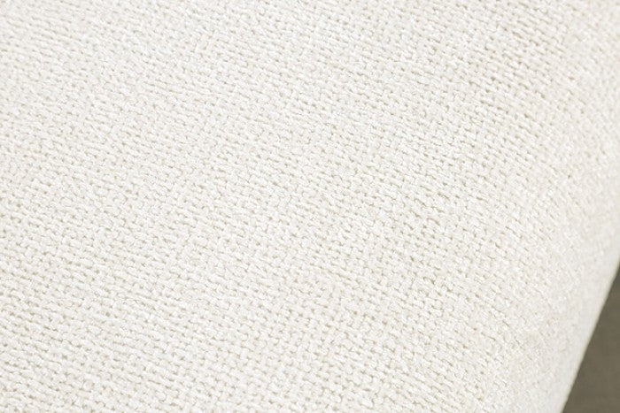 Stavanger White 2-Seater w/Square Ottoman - Image 4
