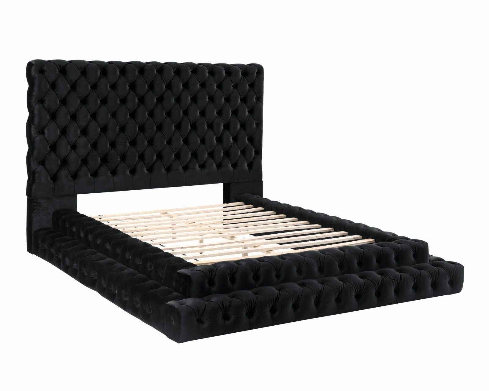 Stefania Black 5 Pc. Queen Bedroom Set w/ 2NS - Image 3