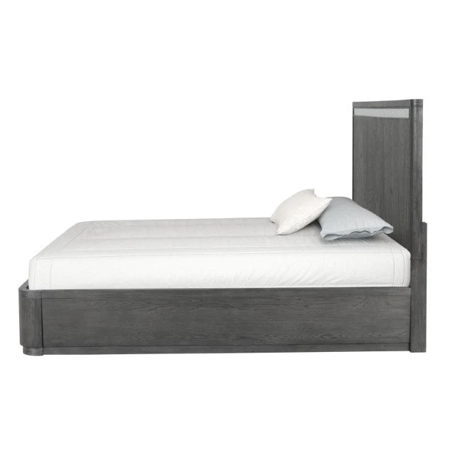 Sterling West Ash Gray Queen 5 Piece Bedroom Set w/2 Nightstands - Image 5