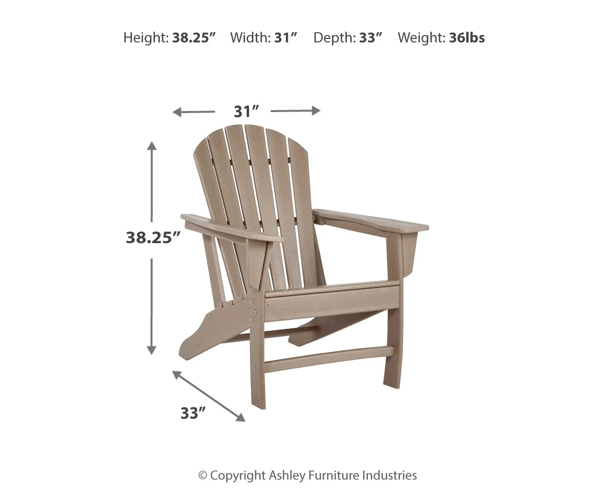 Sundown Treasure Adirondack Chair - Image 12