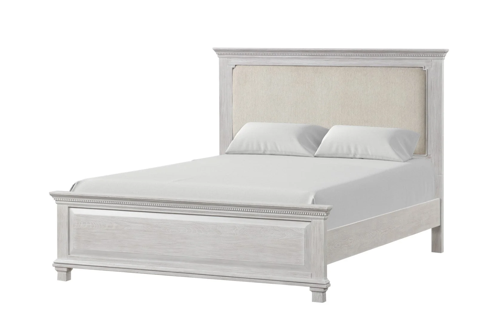 Swanley Weathered Gray Queen 5 Piece Bedroom Set w/2 Nightstands - Image 2