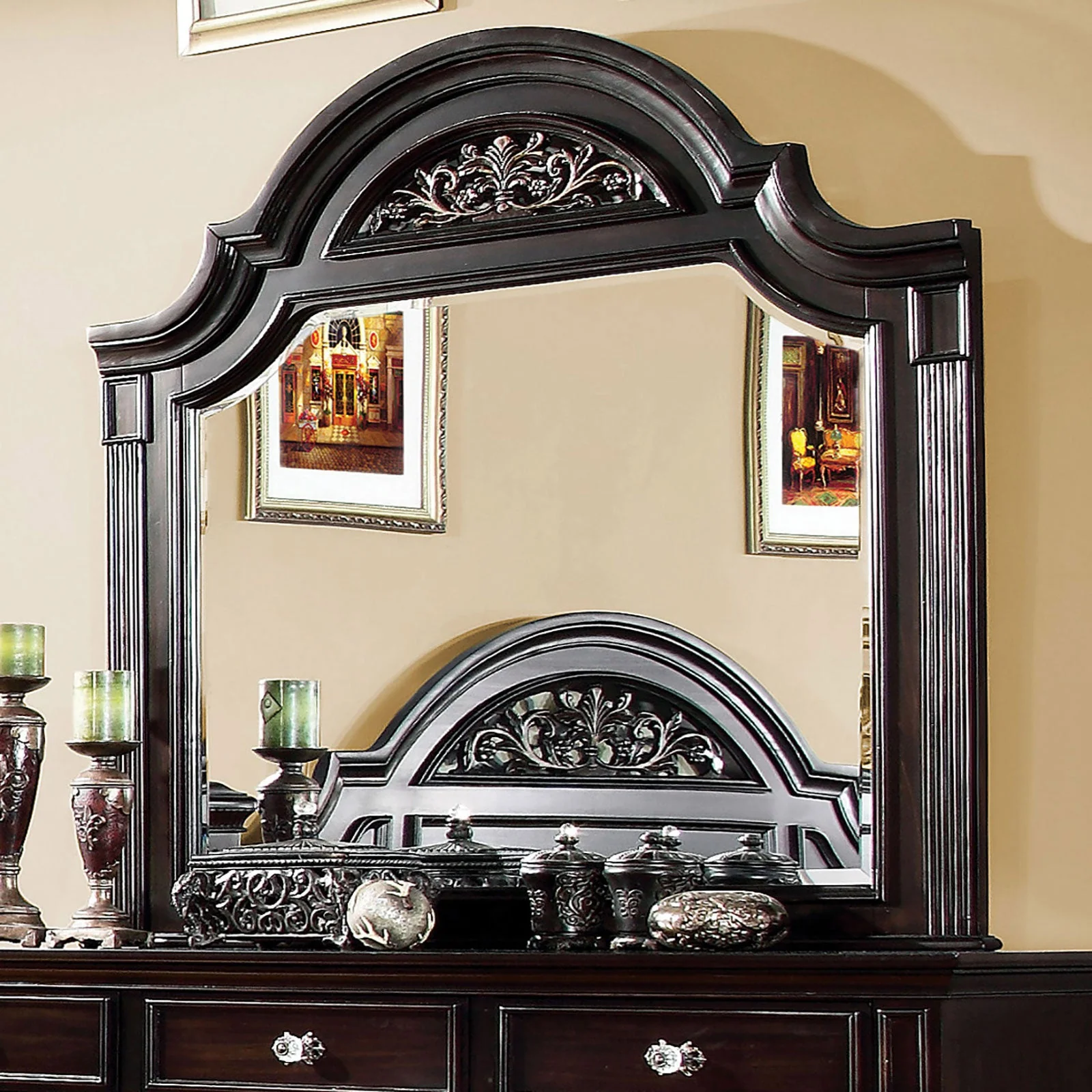 Syracuse Dark Walnut 4 Pc. Queen Bedroom Set - Image 6