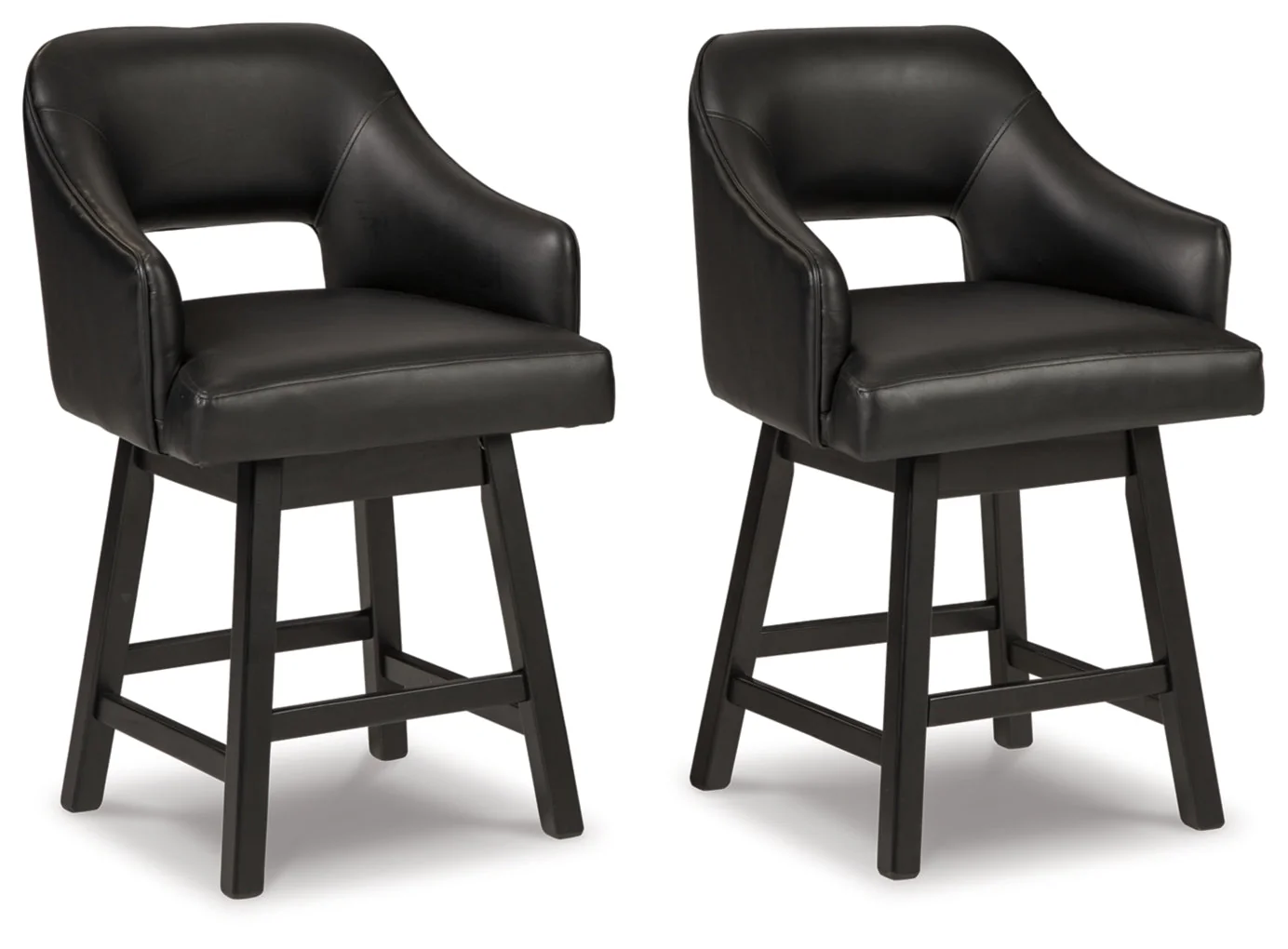 Tallenger Upholstered Swivel Barstool