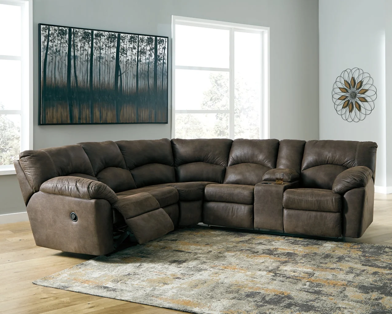Tambo 2-Piece Reclining Sectional - Image 2