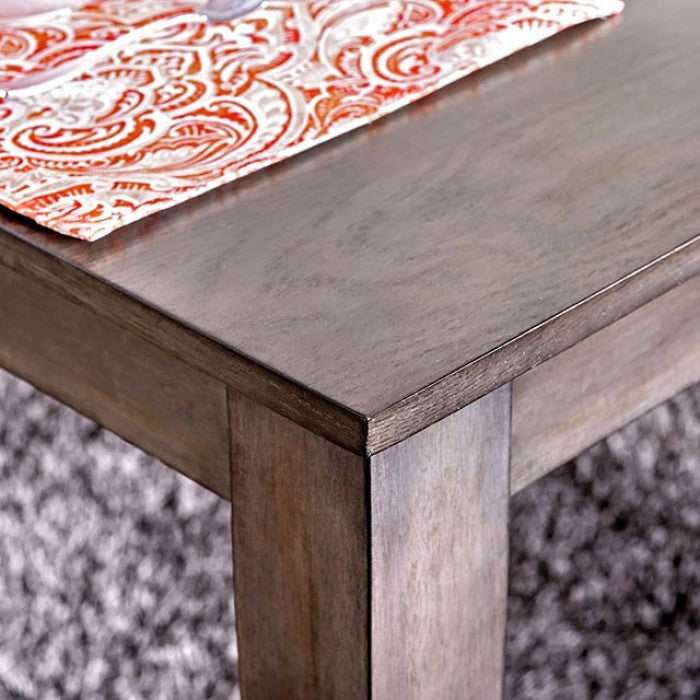 Taylah Weathered Gray & Beige Dining Set / 7pc - Image 3