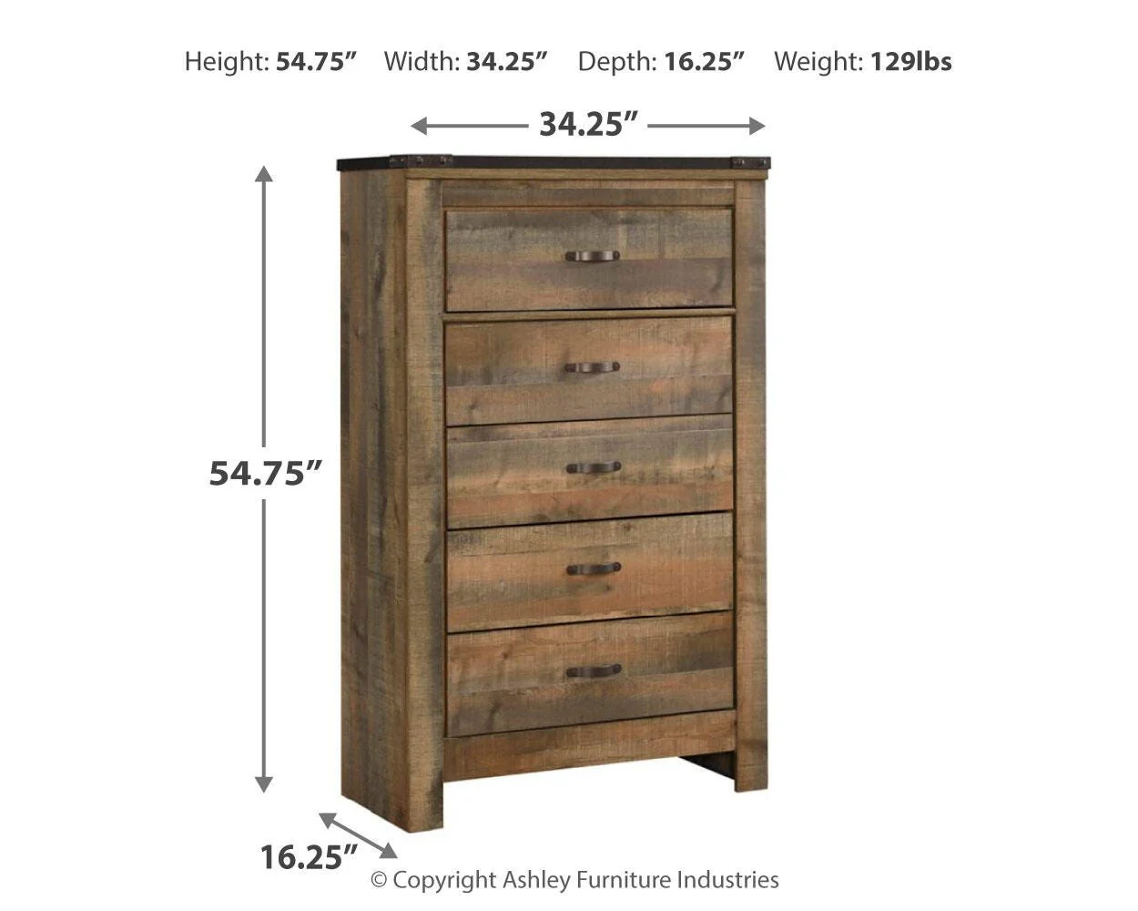 Trinell Panel Headboard Bed Bedroom Set - Image 7