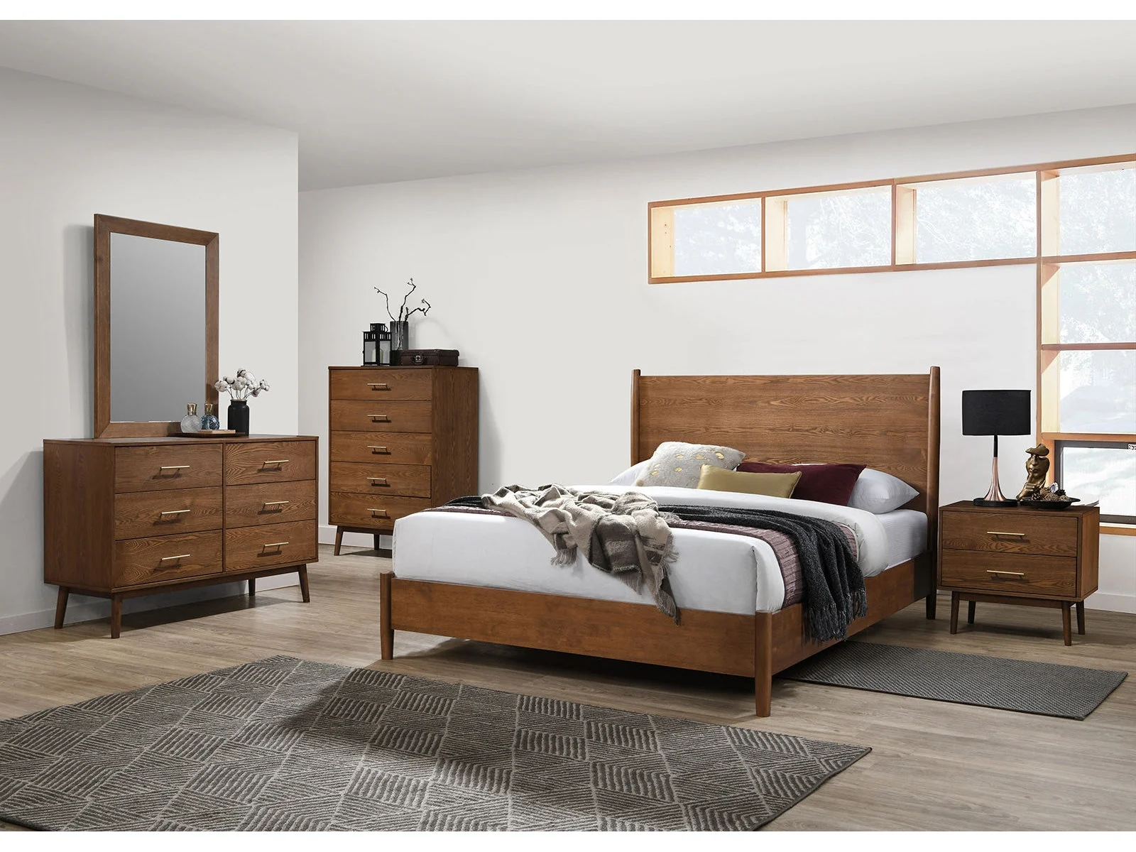 Tromso Walnut Full Bed - Image 3