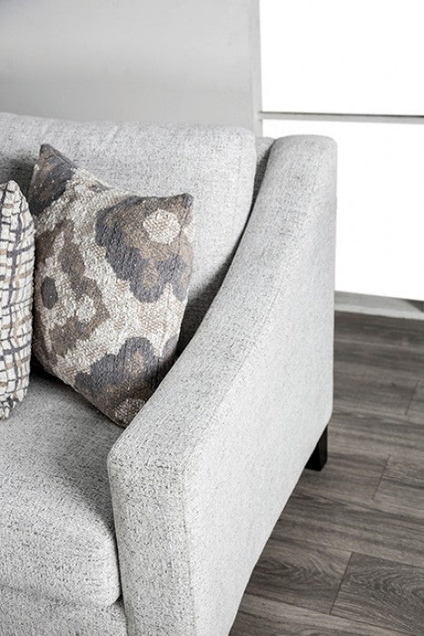 Turnham White Loveseat - Image 3