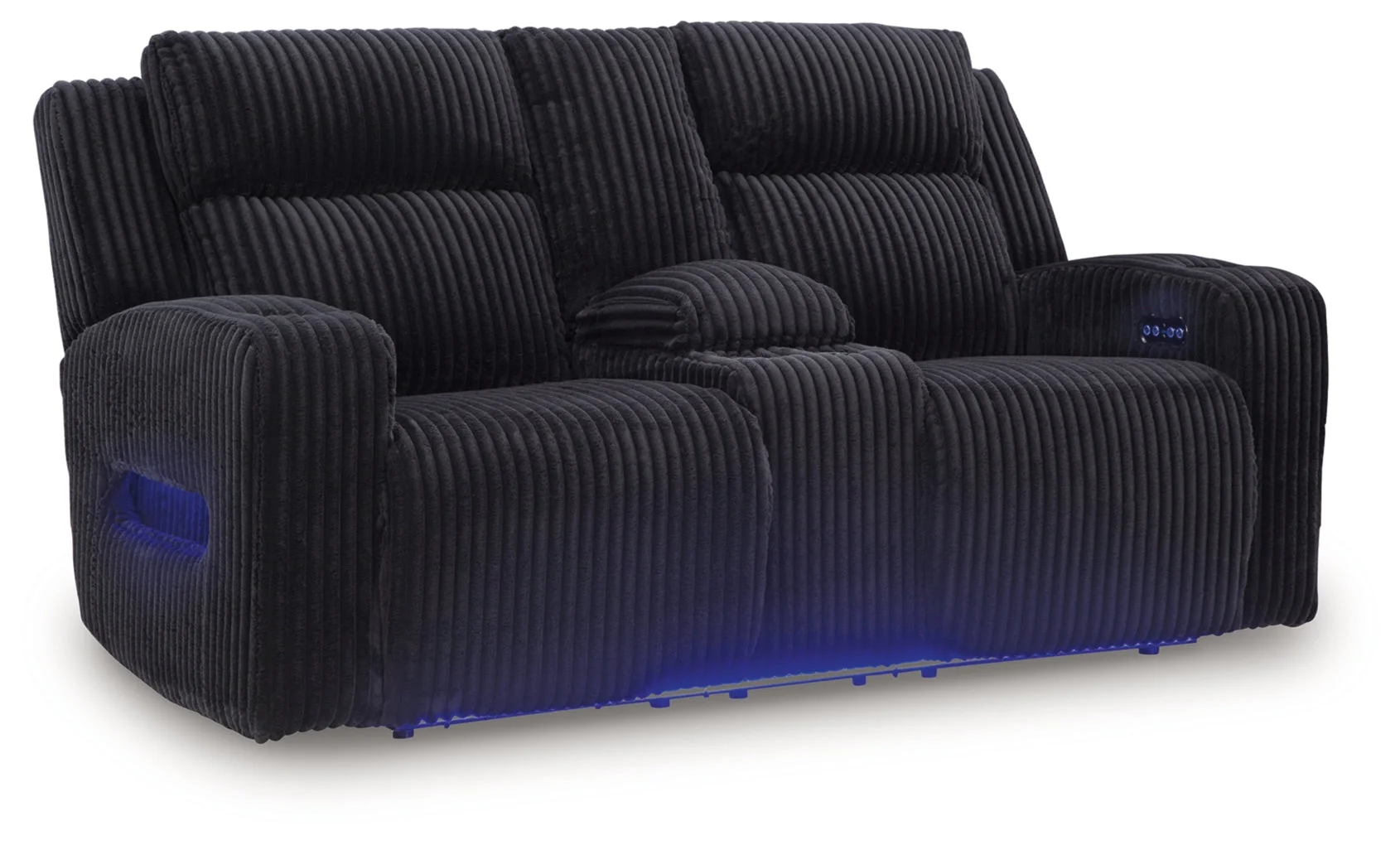 TwinBrooke Power Reclining Loveseat/Console/Adjustable Headrest
