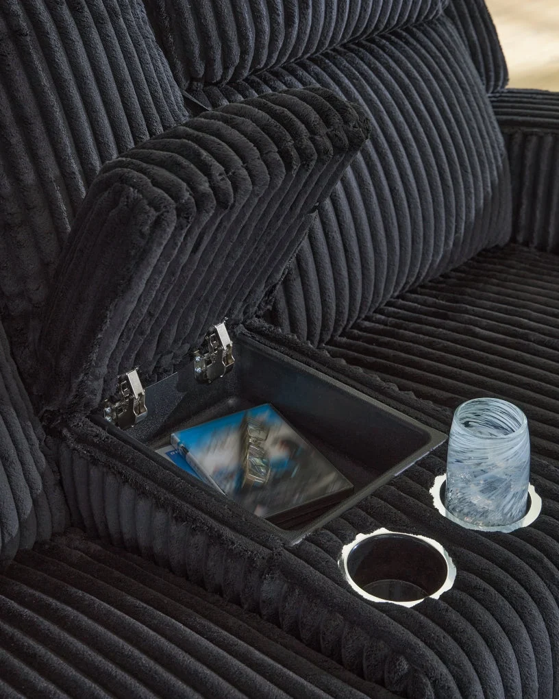 TwinBrooke Power Reclining Loveseat/Console/Adjustable Headrest - Image 6