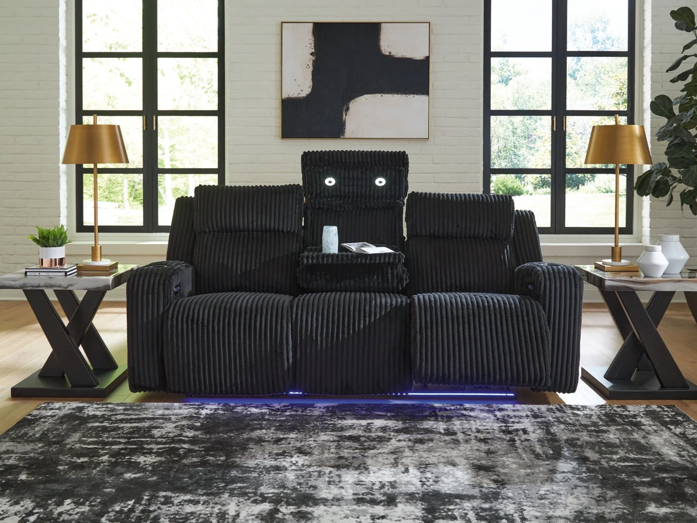 TwinBrooke Power Reclining Sofa with Adjustable Headrest - Image 6
