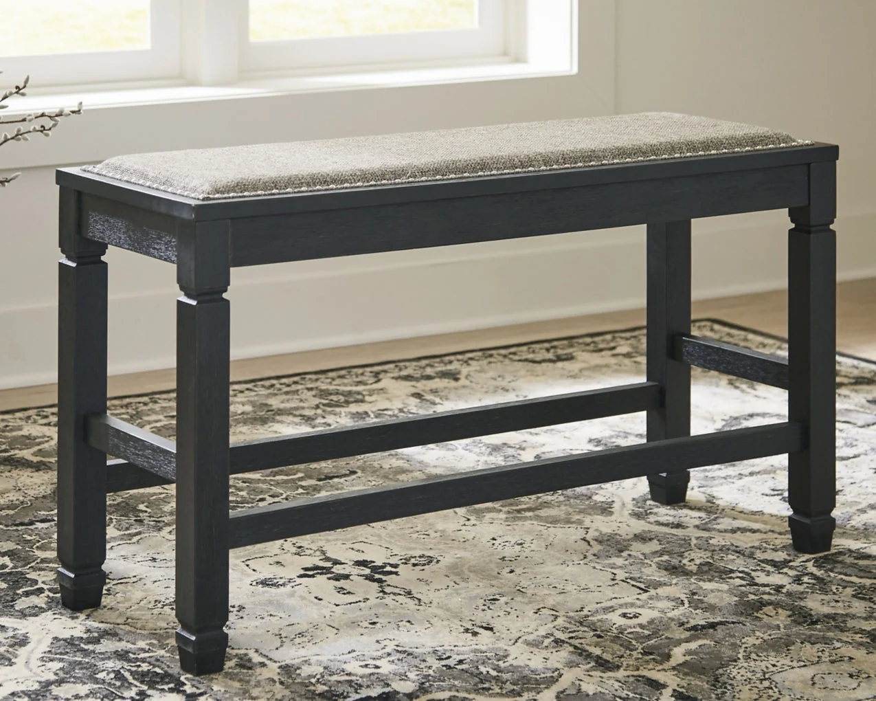 Tyler Creek DBL Counter Upholstered Bench - Image 2