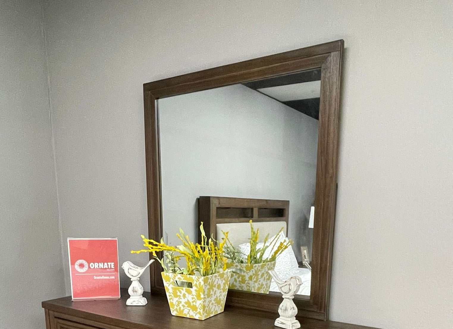 Tywyn Dark Oak Mirror - Image 3