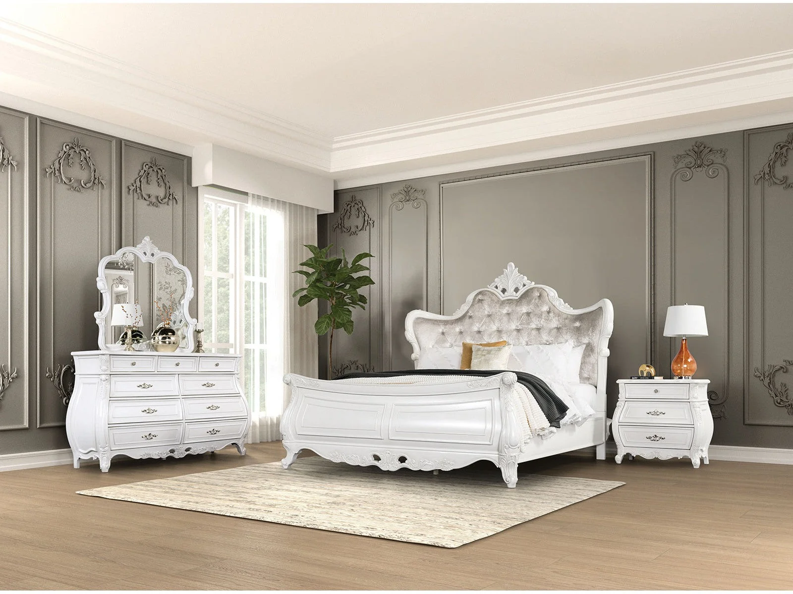 Valentini White Dresser - Image 2