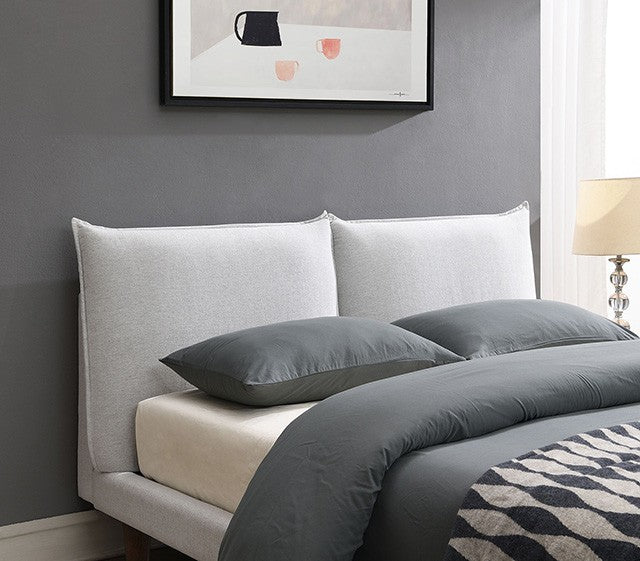 Verwood Light Gray E.King Bed - Image 3