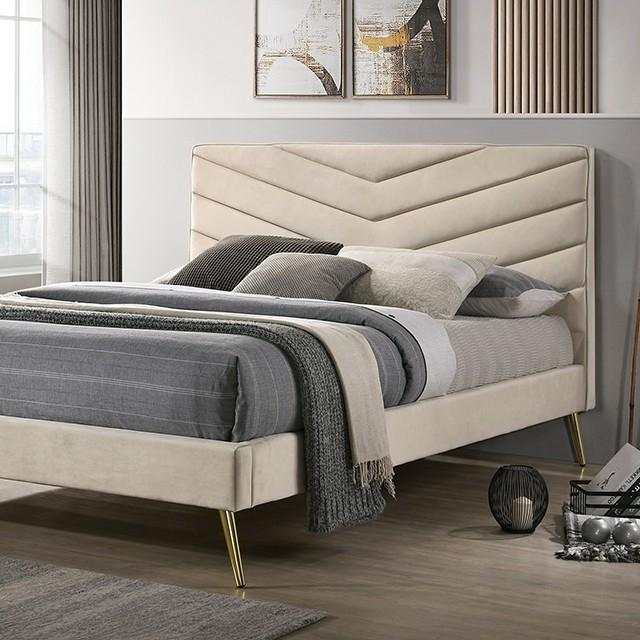 Vivar Beige E. King Bed - Image 2