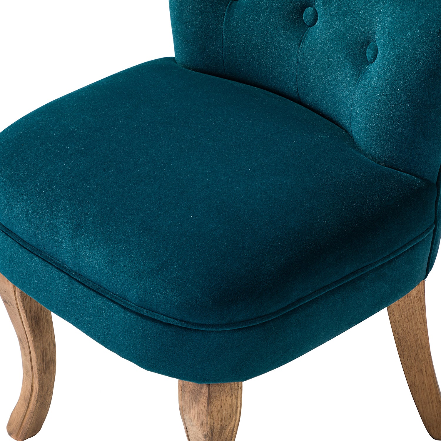 Lera Vanity Stool in Teal - Image 5
