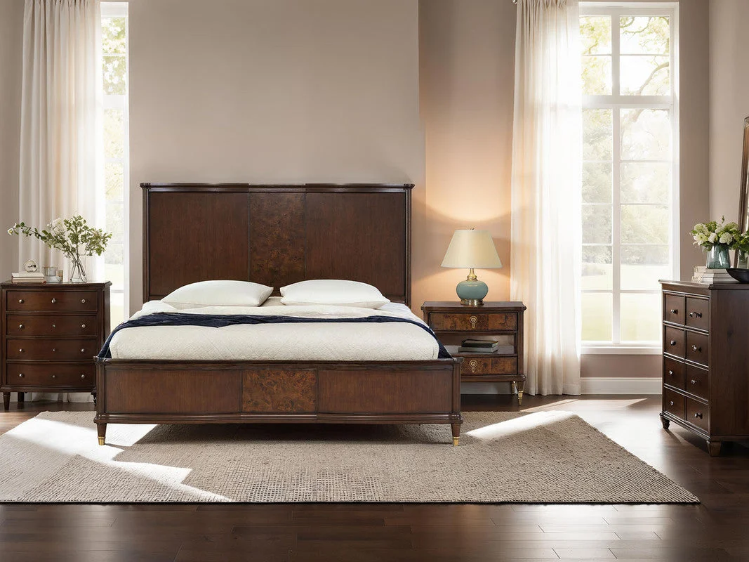 Westerham Dark Cherry 4 Pc. Queen Bedroom Set - Image 2